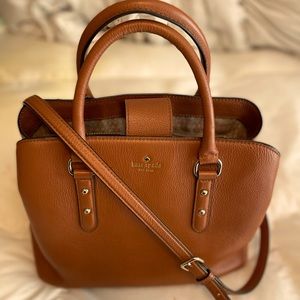 Kate Spade ♠️ Handbag / Crossbody - Pebble brown leather-“Peyton”